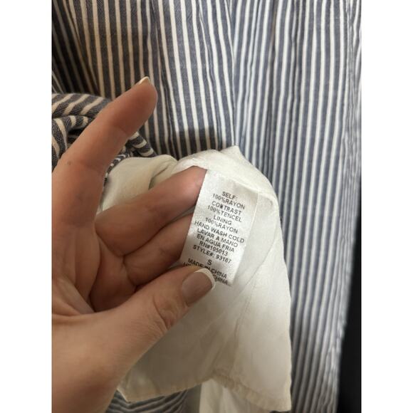 New Directions, Tank Top 3X White black Asymmetrical Cottage - Picture 5 of 8